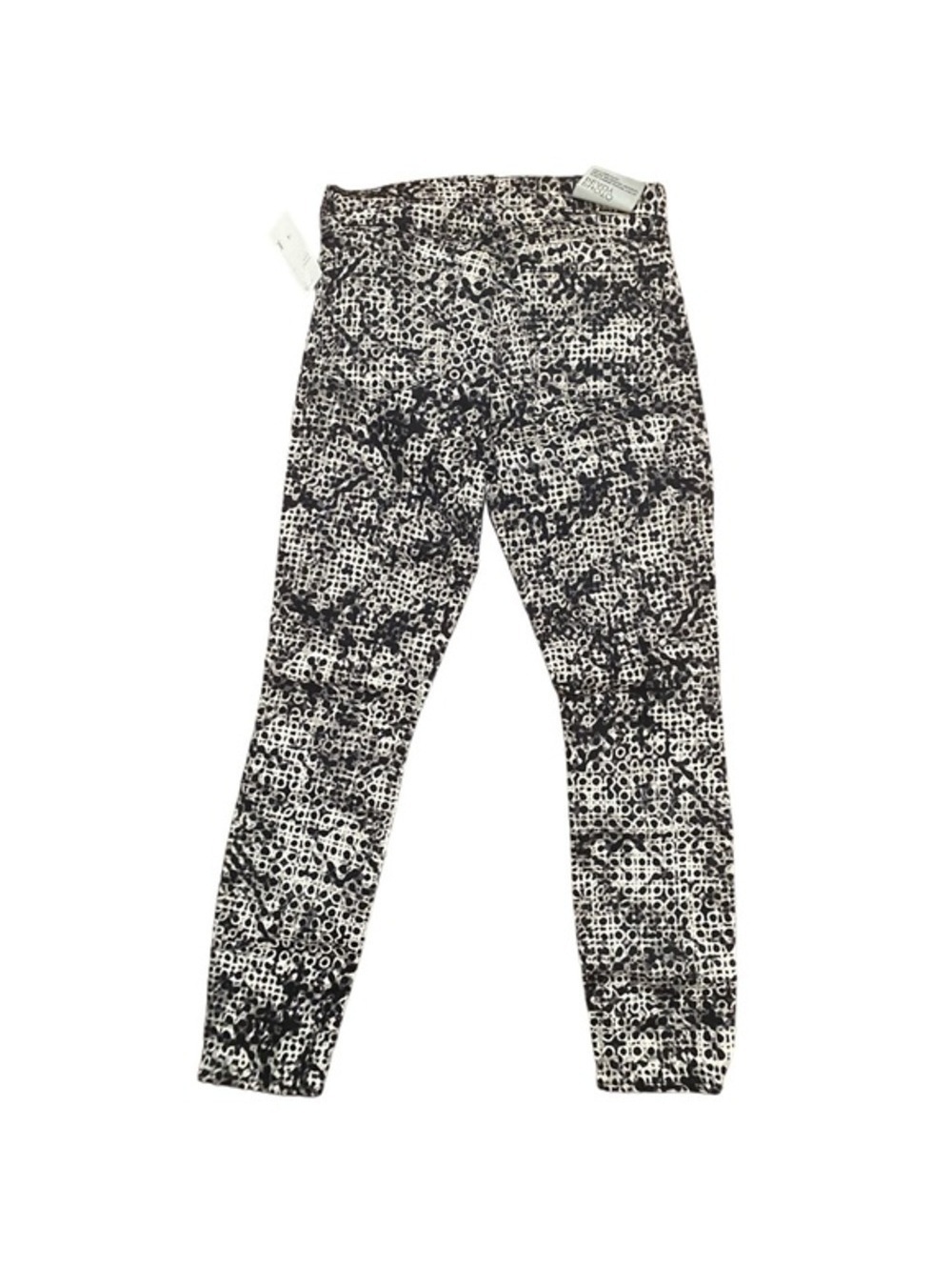 28 J Brand Printed Mid-Rise Cropped Capri Jeans in Elysium - Picture 11 of 15